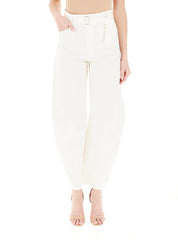 Pantalone wide leg in cotone Vicolo