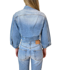 Giacca cropped denim Vicolo
