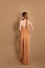 Abito lungo con collana Babylon