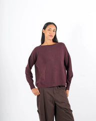 Maglia girocollo mano lana Hope