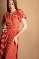 Abito lungo in lurex mezza manica DiveDivine