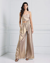 Top bustier metallizzato Access