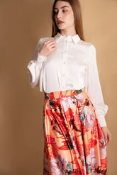 Camicia con scollo schiena Dramè