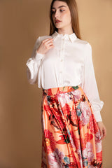 Camicia con scollo schiena Dramè