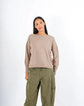 Maglia girocollo mano lana Hope