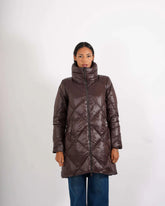 Piumino trapuntato collo alto Hope