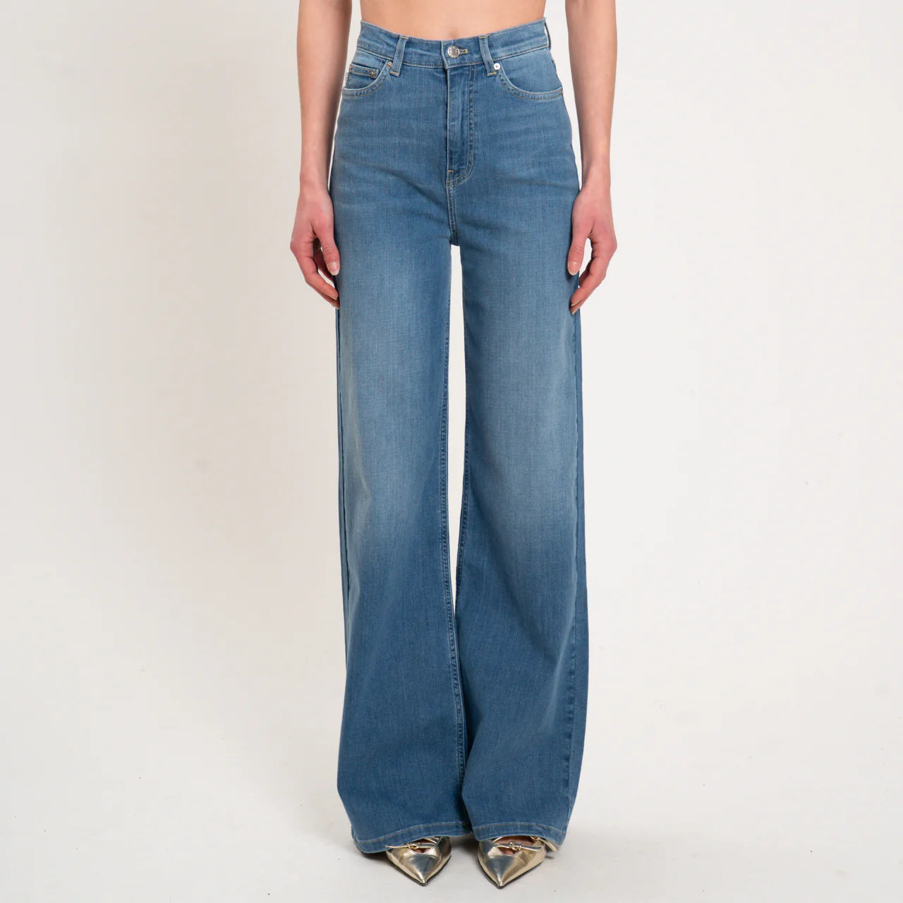 Jeans Lexie blu Wide leg Vicolo