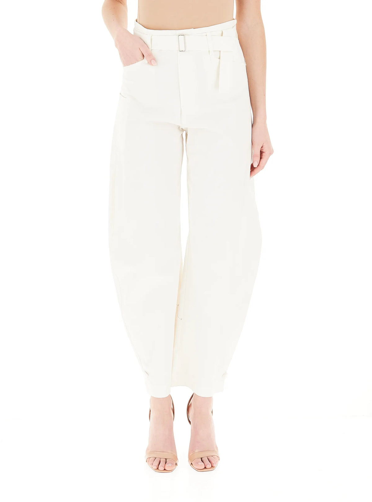 Pantalone wide leg in cotone Vicolo