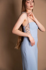 Tuta palazzo con corsetto Vivien Luxury