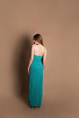 Abito midi con mantella Carla Ruiz