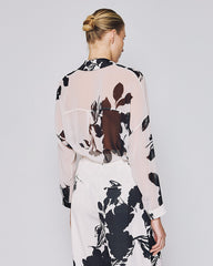 Camicia lunga floreale Access