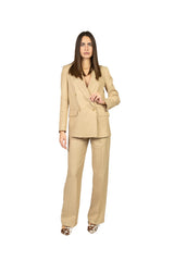 Pantalone palazzo misto lino Vicolo