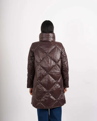 Piumino trapuntato collo alto Hope