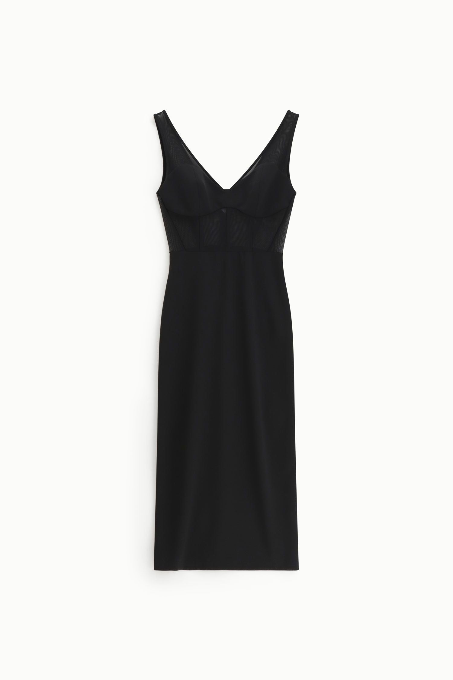 Abito midi con trasparenza Imperial
