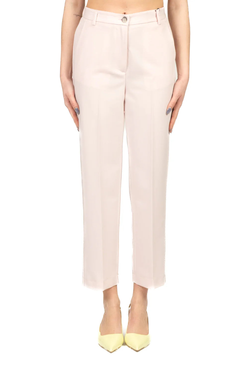 Pantalone sigaretta con elastico Vicolo