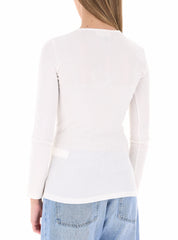 Maglia serafino a costine Vicolo