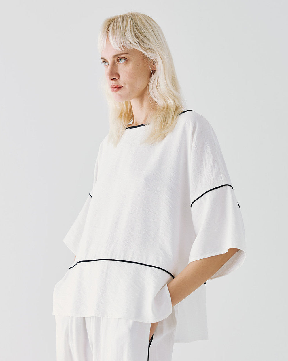 Blusa con dettagli a contrasto Access
