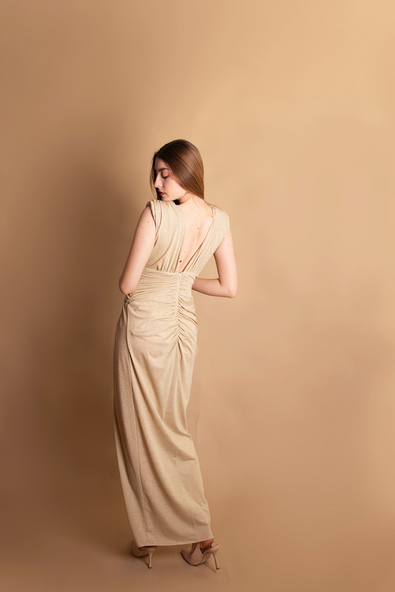 Abito in lurex oro DiveDivine