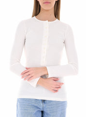 Maglia serafino a costine Vicolo