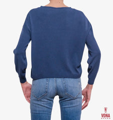 Maglia girocollo a scatola Vicolo