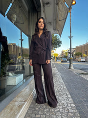 Tailleur gessato Hope Sky