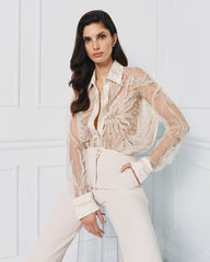 Camicia con ricami Access