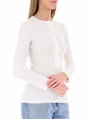 Maglia serafino a costine Vicolo