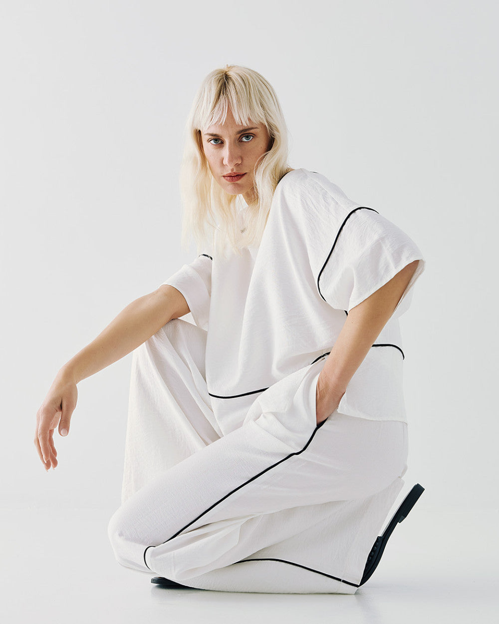 Blusa con dettagli a contrasto Access