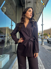 Tailleur gessato Hope Sky